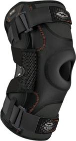 img 1 attached to 🦵 Shock Doctor Maximum Support Compression Hinged Knee Brace