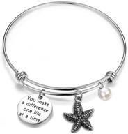 🌟 bobauna starfish bracelet: empowering volunteer social workers by making a difference one life at a time - appreciation gift logo