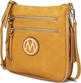 img 4 attached to 👜 Коллекция Mia – Сумка через плечо Luciana: стильная женская сумка и кошелек для плечевых сумок