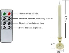 img 2 attached to DDXJ Operated Flameless Flickering Decoration