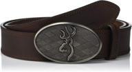 browning grafton men's black leather accessories for men logo