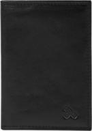🔒 secure and stylish: travelon blocking passport holder in classic black - essential travel accessory logo