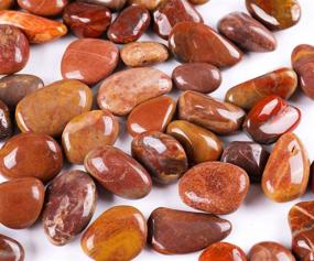 img 1 attached to 🍒 Highly Polished Cherry Red Decorative Rocks for Planters, Vases, Terrariums, Landscaping