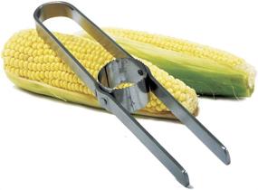 img 3 attached to 🌽 Norpro Stainless Steel Corn Cutter, 11 Inches / 28 cm, Deluxe Silver