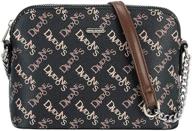 👜 damen kleine umhängetasche schultertasche schwarz women's handbags & wallets: sleek crossbody bag in black logo