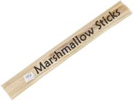 bamboomn premium 30 inch bamboo sticks: 300 pieces for safe outdoor party and camping with s'mores roasting skewers logo