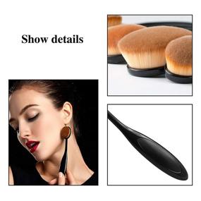 img 1 attached to Premium 6 Pack Ink Blending Brush Set – Ideal for Paper Crafting, Makeup Blending, and Background Creation