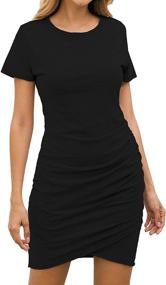 img 4 attached to BTFBM Womens Stretchy Bodycon 104Black Women's Clothing for Dresses