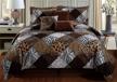 grandlinen comforter leopard cheetah bedding logo