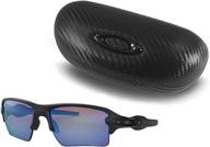 🕶️ oakley prizm deep h2o polarized (matte black) sunglasses with carbonfiber ellipse o case for optimal protection логотип