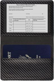 img 3 attached to 🛂 Protective Leather Passport Holder: Secure Your Vaccination Certificate during Travels