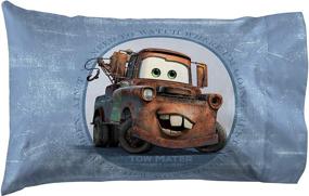 img 2 attached to 🏎️ Disney Pixar Cars Twin Sheet Set - Rev up your little one's bedroom with Jay Franco's Tune Up 3-Piece Set in Blue