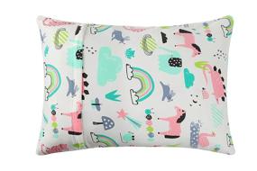 img 1 attached to Tontukatu Toddler Pillowcase Set: 2 Pack Ultra Soft Jersey Knit, Zipper Closure, Travel Pillow Covers for 14 🐘 x 19, 13 x 18, and 12 x 16 Pillows - Flamingo Elephant Horse Design in Light Green and Pink