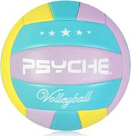 wisdom leaves volleyball: official size 5, soft indoor/outdoor ball for kids/adults, ideal for gym, beach & game play logo