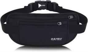 img 4 attached to 🏃 Durable and Waterproof DAITET Running Belt Waist Pack: A Functional Fanny Pack for Men & Women - Perfect for Travel, Fitness, and Phone Storage