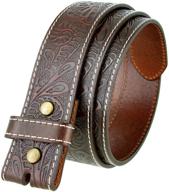 🤠 men's accessories and belts with exquisite western floral engraved tooled leather logo