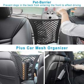 img 2 attached to 🐶 Bark Lover Deluxe Dog Seat Cover: Reliable Waterproof Backseat Protection for Dogs, Kids, and Cars