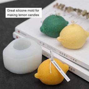 img 3 attached to Lime Lemon 3D Silicone Soap Mold for DIY Soap Making, Chocolate Mousse Cake, Pastry Baking, Candle Making, Lotion Bar, Bath Bomb, Plaster of Paris Mold