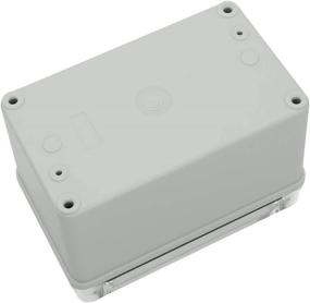 img 2 attached to Waterproof and Dustproof IP67 ABS Plastic Junction Box, Universal Electric Project Enclosure in Pale Gray with Transparent/Clear PC Cover, 5.1x3.1x2.8 inch (130x80x70mm)