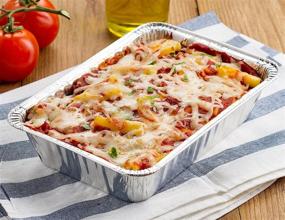 img 2 attached to 10 Pack - Propack Disposable Aluminum Foil Oblong Pans with Lids for Meal Prep, Cooking, and Takeout