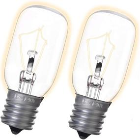 img 4 attached to 🔦 2-Pack GE WB36X10003-125V 40W Microwave Bulbs - Incandescent Lamp Replacement for General Electric, LG, Frigidaire, Kenmore Microwaves - Universal E17 Base Socket Applications