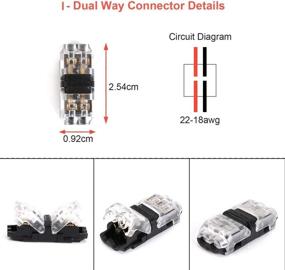 img 2 attached to 🔌 TYUMEN Low Voltage Wire Connectors - Toolless, Quick Splice Terminals for AWG 20-24 Wires