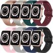 silicone bands compatible apple iwatch logo
