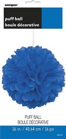 img 2 attached to 💙 16-Inch Royal Blue Tissue Paper Pom Pom