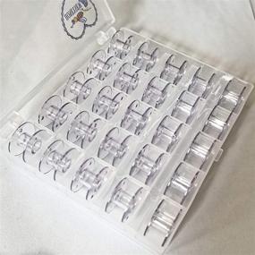 img 4 attached to 🧵 HONEYSEW Style SA156 Sewing Machine Bobbins for Brother: 25pcs/Box - High-Quality and Reliable Bobbins for Seamless Stitching!