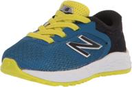 👟 step into comfort and style with new balance kid's fresh foam arishi v2 bungee running shoe logo