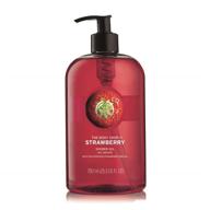 the body shop strawberry shower gel jumbo, 25.3 fl oz (packaging may vary) logo