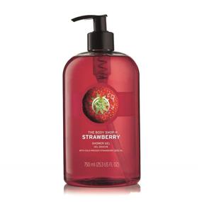 img 4 attached to The Body Shop Strawberry Shower Gel Jumbo, 25.3 fl oz (Packaging May Vary)