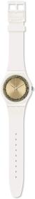 img 3 attached to Swatch Womens Analogue Silicone SUOW168