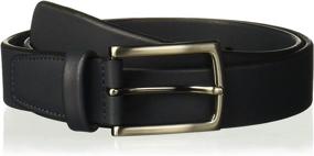 img 3 attached to Perry Ellis Tubular Dress Black Men's Accessories for Belts