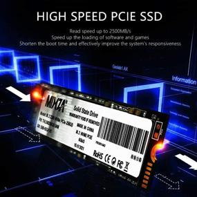img 3 attached to 🔥 MIXZA 256GB Высокопроизводительный SSD NVMe PCIe Gen3x4 8 Гб/с M.2 2280 3D NAND 350TBW с кэш-памятью SLC, скорость чтения/записи до 2 500/1 200 МБ/с - Внутренний твердотельный накопитель (256 ГБ)