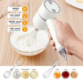 img 2 attached to Elevate Your Culinary Skills with the 2-in-1 Hand Mixer Electric and Mini Food Chopper