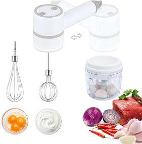 img 4 attached to Elevate Your Culinary Skills with the 2-in-1 Hand Mixer Electric and Mini Food Chopper