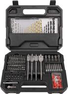 🔧 wesco 122-piece drill bit set - power impact driver and screwdriver bits for wood, metal, and cement drilling, in tough case - perfect gift for men, women, diy enthusiasts - model ws9958u logo