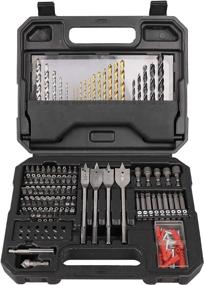 img 4 attached to 🔧 WESCO 122-Piece Drill Bit Set - Power Impact Driver and Screwdriver Bits for Wood, Metal, and Cement Drilling, in Tough Case - Perfect Gift for Men, Women, DIY Enthusiasts - Model WS9958U