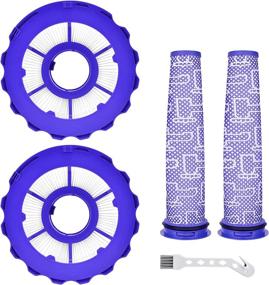 img 4 attached to 🔍 Aryavos 2 Pack HEPA Post-Motor Filters & 2 Pre-Motor Filters Replacement Parts for Dyson DC40, Animal, Multi Floor - High-quality & Value for Money