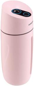 img 4 attached to Compact USB Ultrasonic Cool Mist 💖 Humidifier: Perfect for Bedroom, Car, and Travel (Pink)