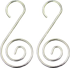 img 2 attached to Regent Christmas Ornament Hooks - 80 Count Decorative S Hooks, Silver (1.75 Inch) for Beautiful Holiday Displays