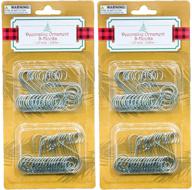 regent christmas ornament hooks - 80 count decorative s hooks, silver (1.75 inch) for beautiful holiday displays логотип