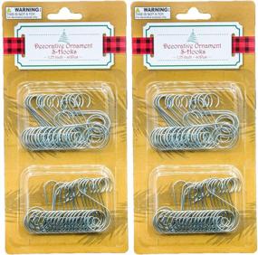 img 3 attached to Regent Christmas Ornament Hooks - 80 Count Decorative S Hooks, Silver (1.75 Inch) for Beautiful Holiday Displays