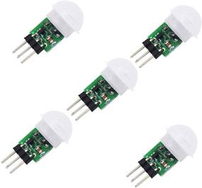 img 4 attached to 📡 5Pack DaFuRui AM312 PIR Motion Sensor Outdoor Mini Pyroelectric Infrared Human IR Sensor Module Body Manual Motion Sensor Detector Modules