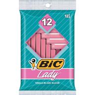 🪒 bic lady shaver women's disposable razor, pack of 12 logo
