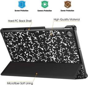 img 1 attached to 📱 Lenovo Tab M10 Plus 10.3" CaseBot - Lightweight Slim Shell Stand Cover with Auto Sleep/Wake for Lenovo Tab M10 Plus (2020 2nd Gen) TB-X606F / TB-X606X 10.3" FHD Android Tablet