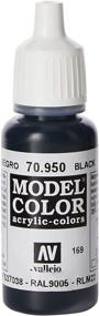 img 3 attached to Vallejo Black Model Color Paint