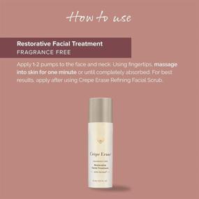 img 1 attached to 🧖 Crepe Erase Advanced Restorative Facial Treatment with Trufirm Complex, Fragrance Free - Introductory 0.5 Fl Oz Size