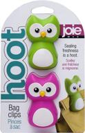 🦉 msc international joie hoot owl bag clips: set of 2 assorted clips with adorable owl design логотип